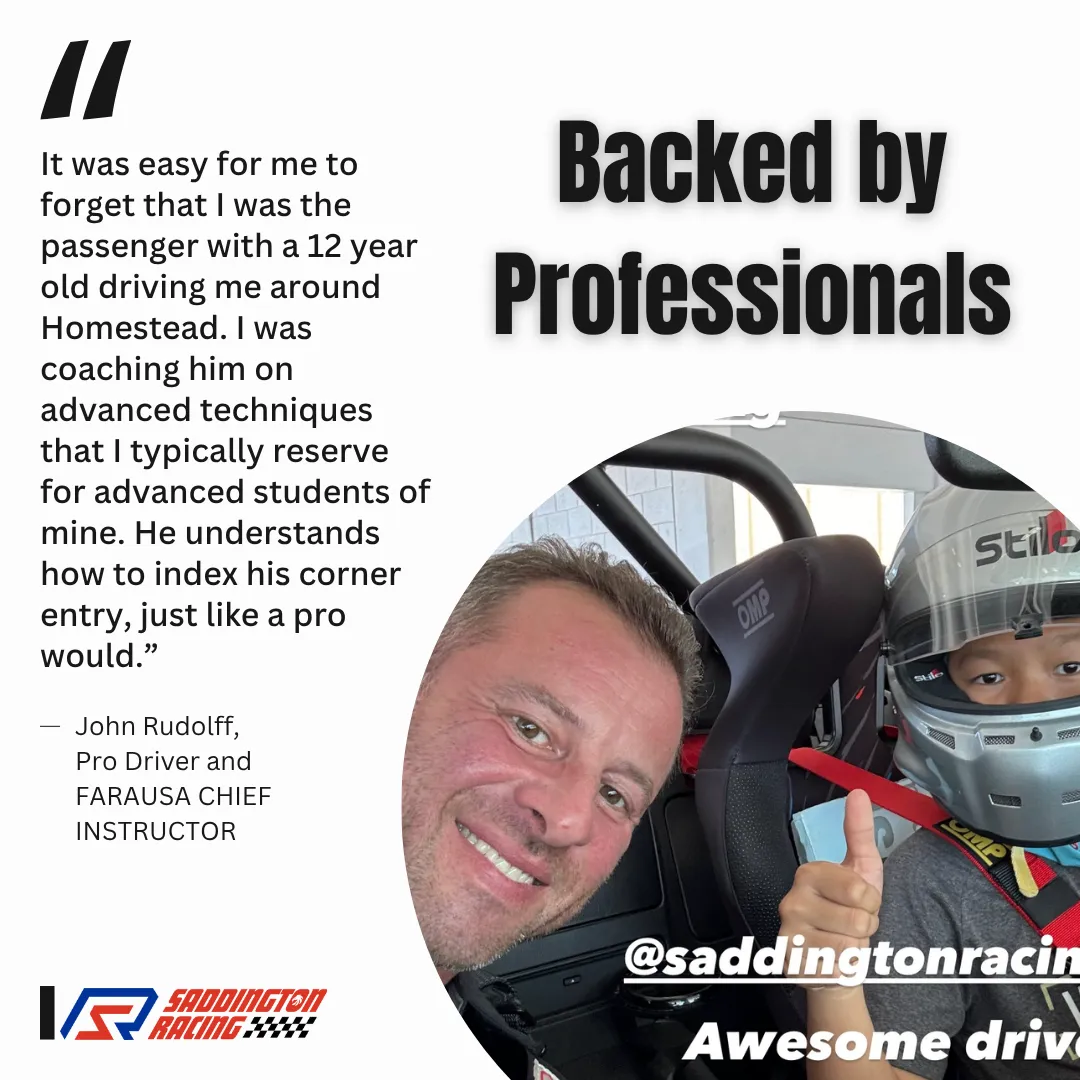 John Rudoff — FARAUSA chief instructor — testimonial on Joseph Saddington